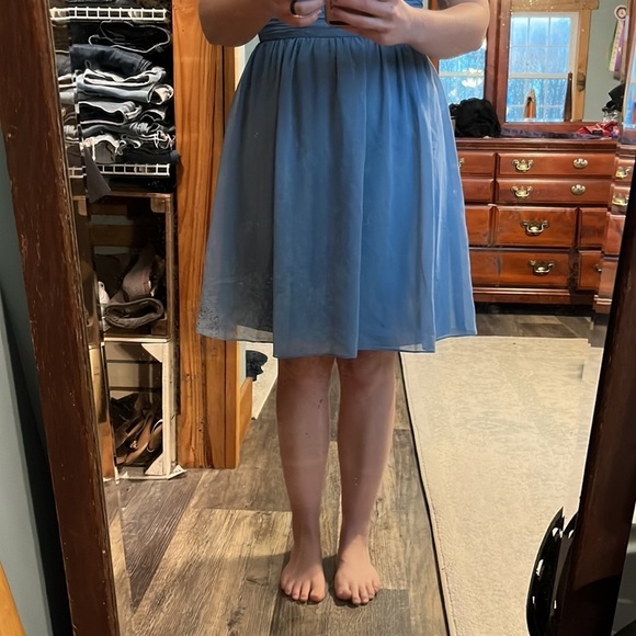 Alfred Angelo 7236 Halter Bridesmaid Dress Once Upon A Time Size 8 - Picture 2 of 10